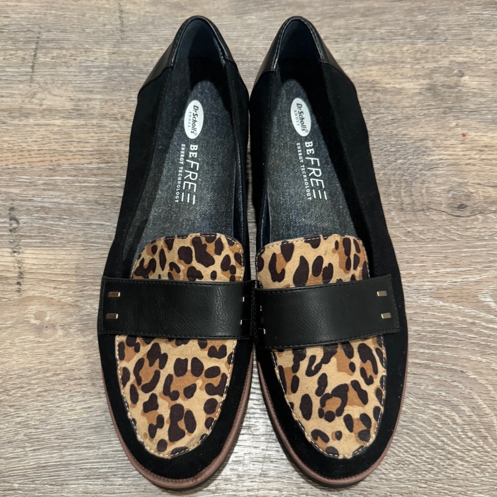 Dr. Scholl's “Be Free” Leopard Print Comfort LOAFERS
